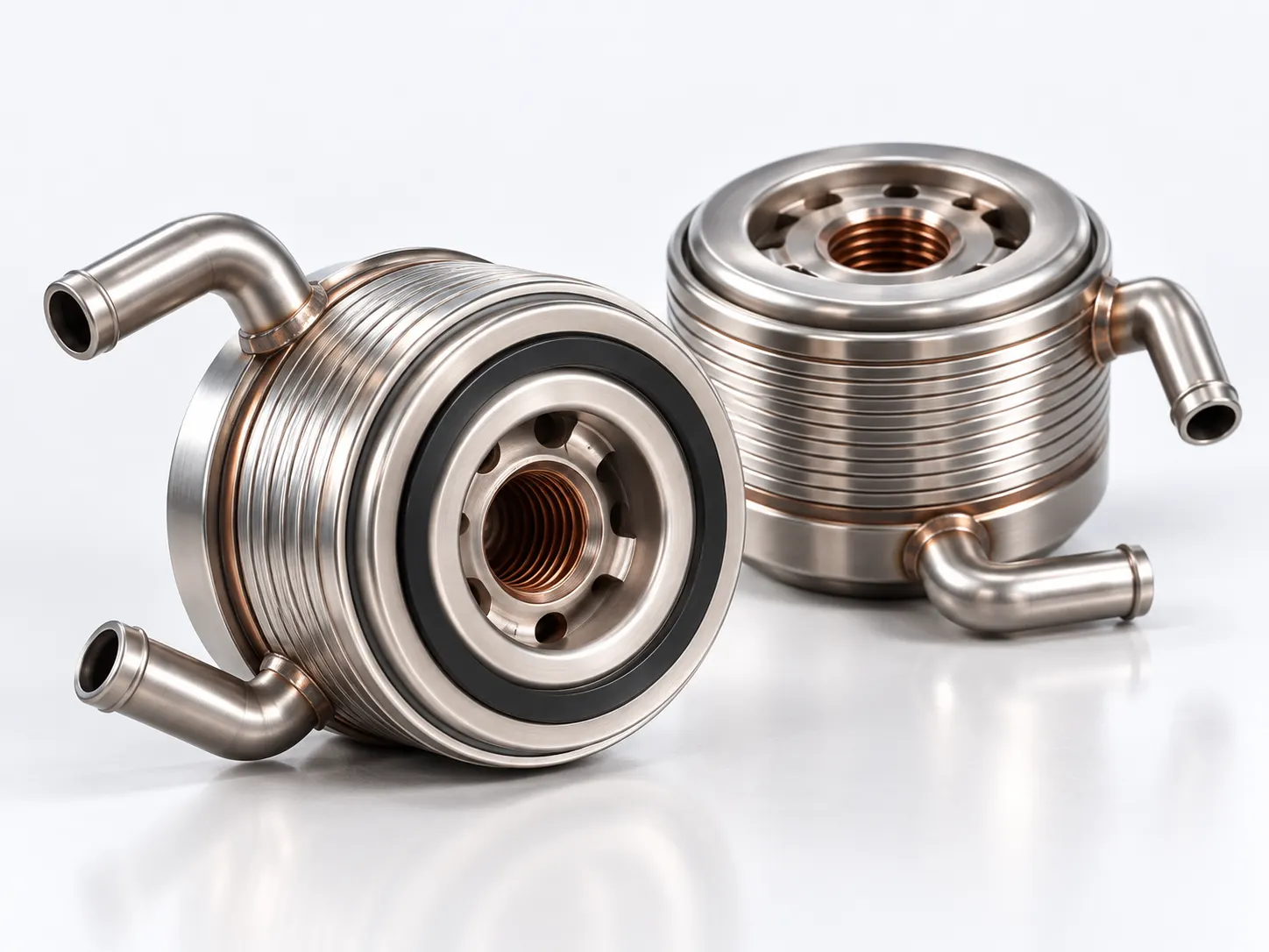 Oil cooler supply