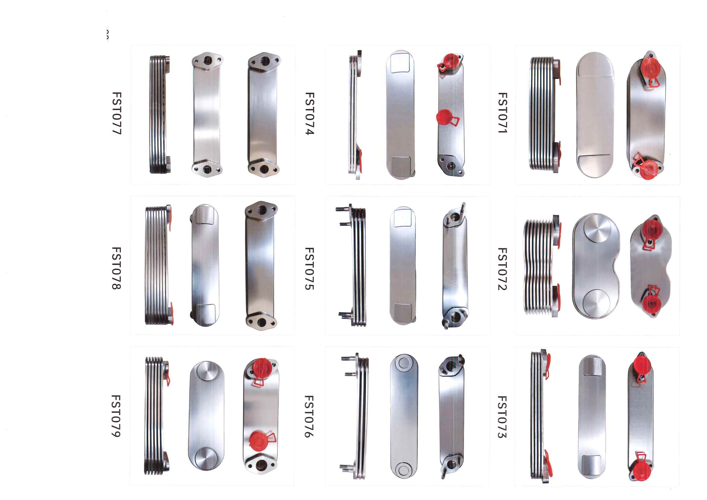 FST071–FST079 oil cooler references