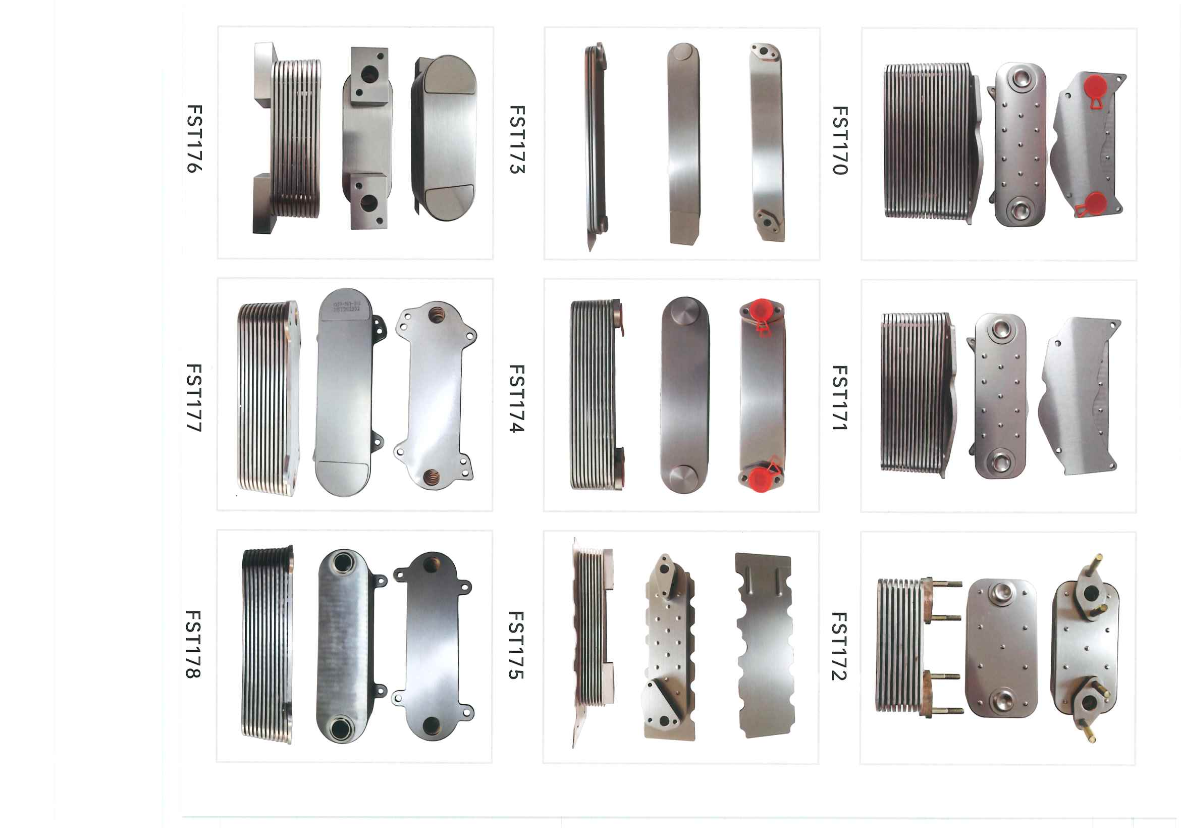 FST170–FST178 oil cooler references